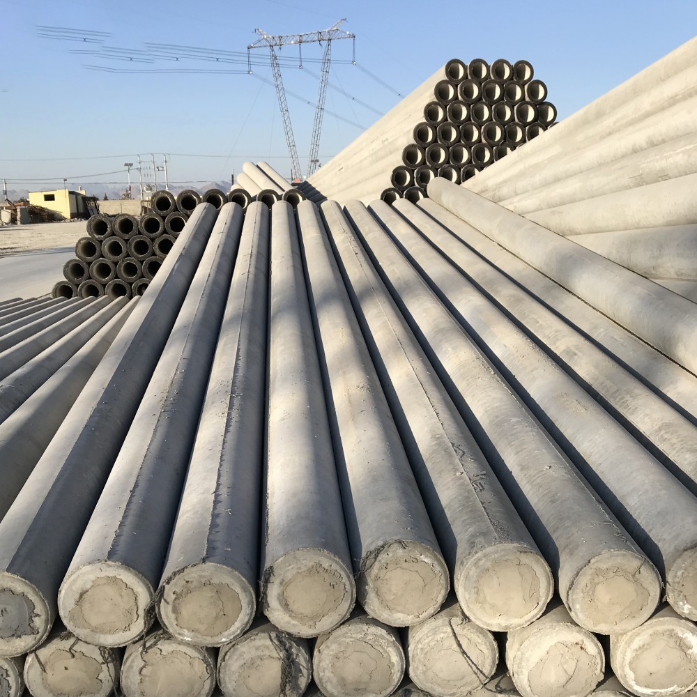 山阳190×18米非预应力水泥电线杆